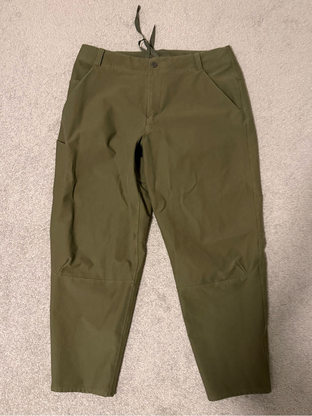 lululemon athletica Olive Green Cargo Pants for Men